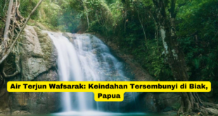 Air Terjun Wafsarak Keindahan Tersembunyi di Biak, Papua